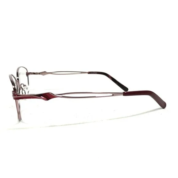 Titanium 220 T220-04 COL 30 Eyeglasses Frames Red Oval Full Rim 55-18-135